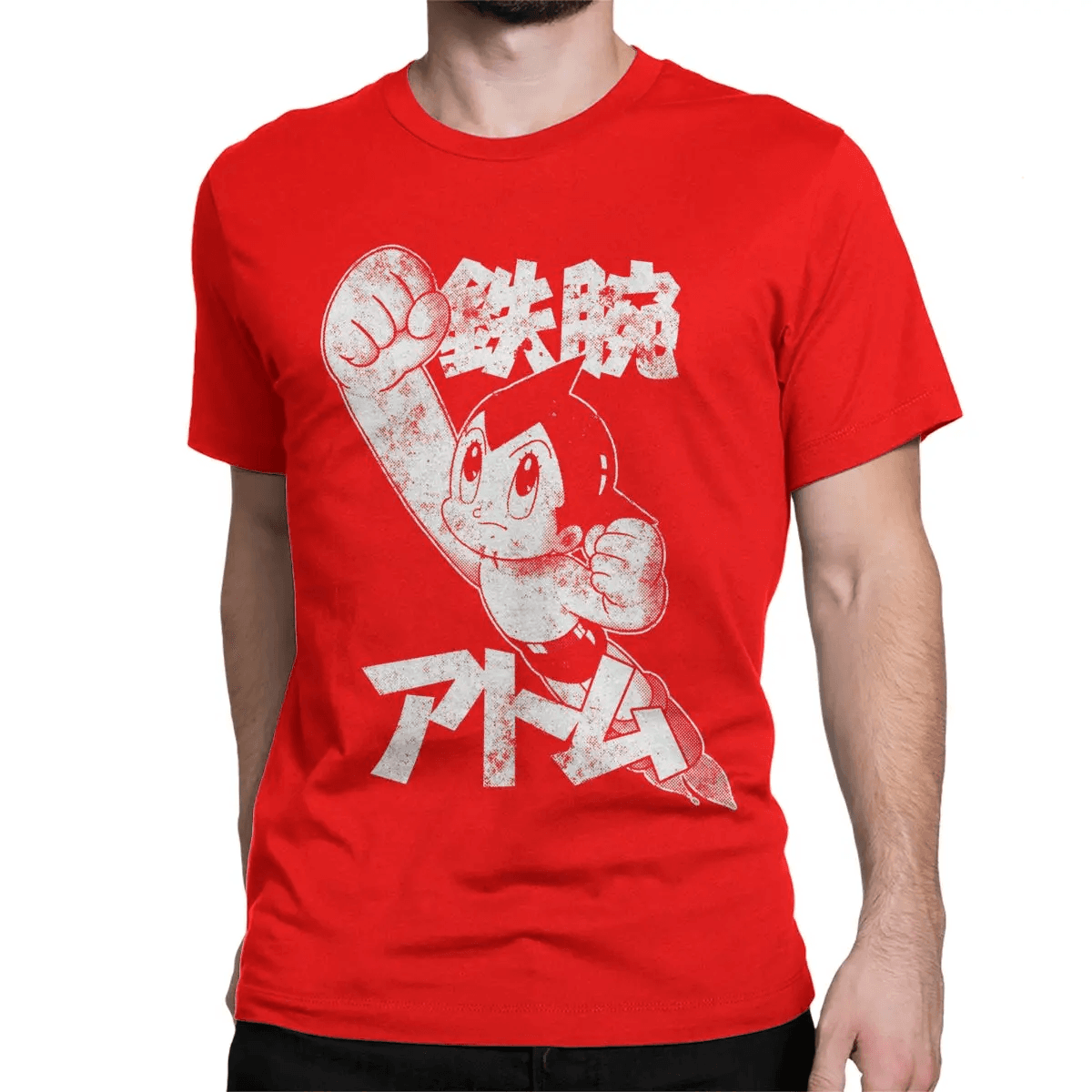 Anime Astro Boy Mighty Atom Printed T-Shirt — detail 1