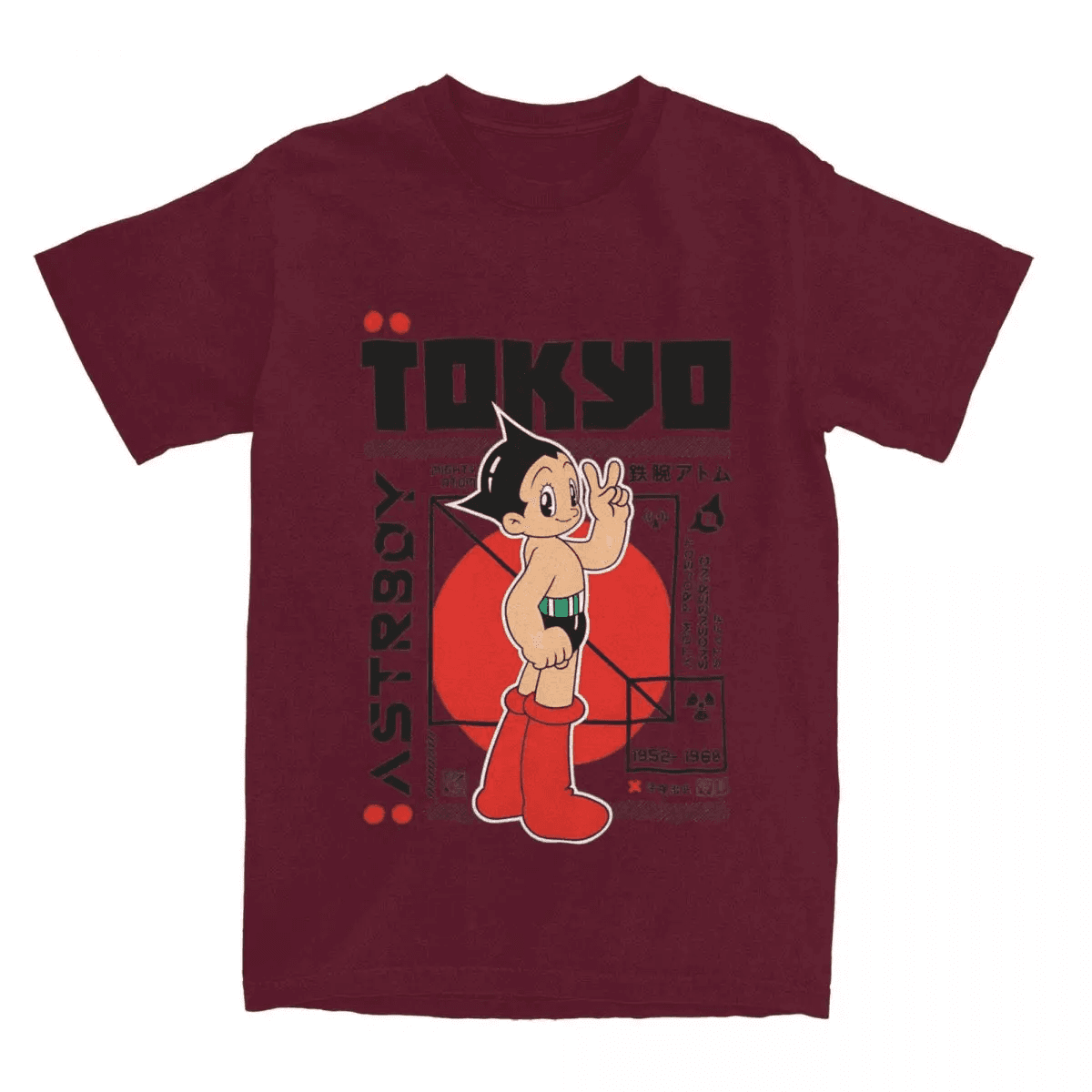 Anime Astro Boy Tokyo Short Sleeve T-Shirt — detail 2