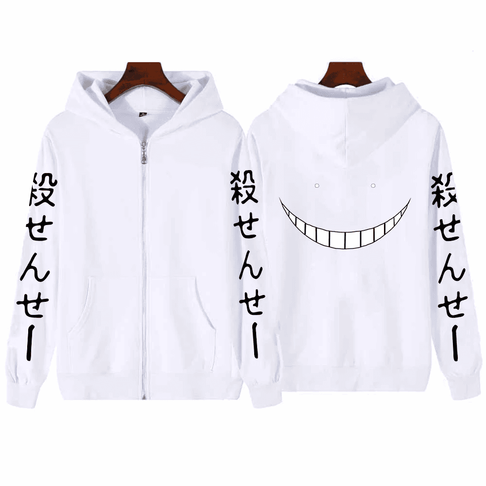 Anime Assassination Classroom Koro-Sensei Zipper Hoodie