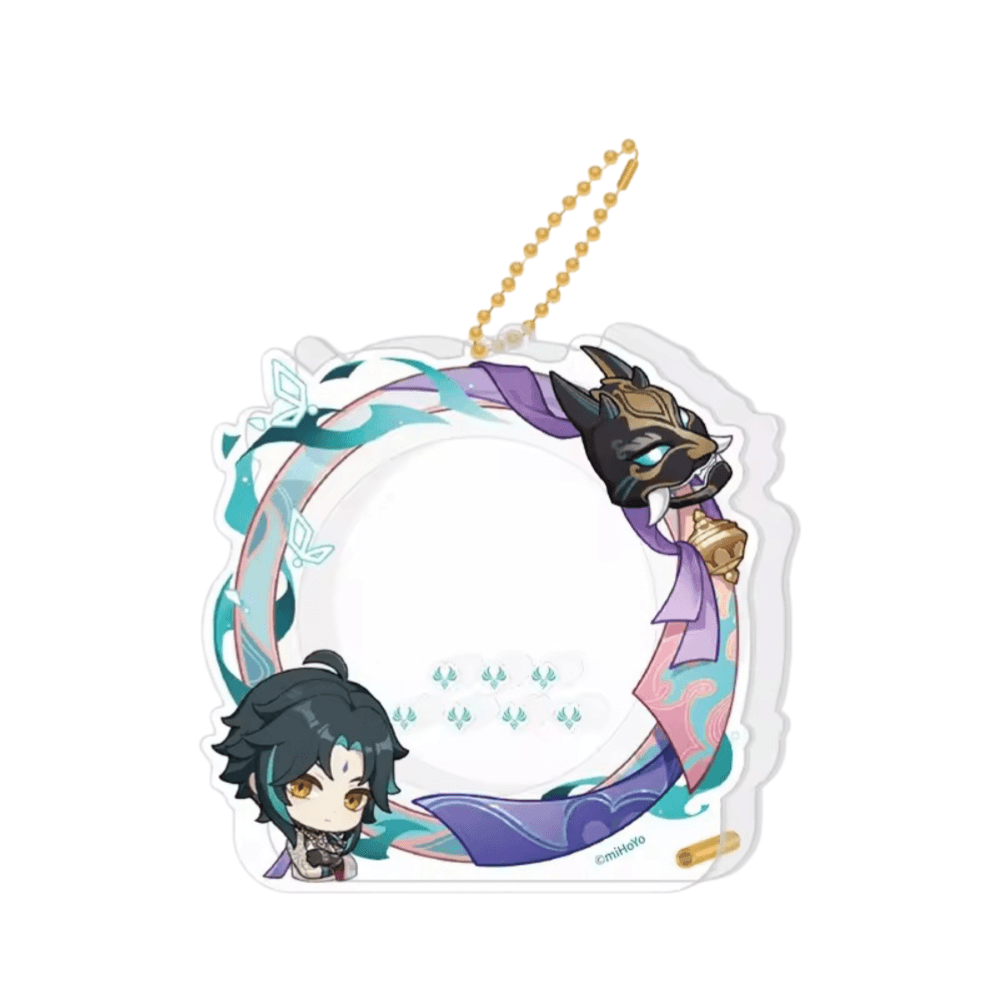 Anime Genshin Impact Xiao Acrylic Storage Keychain