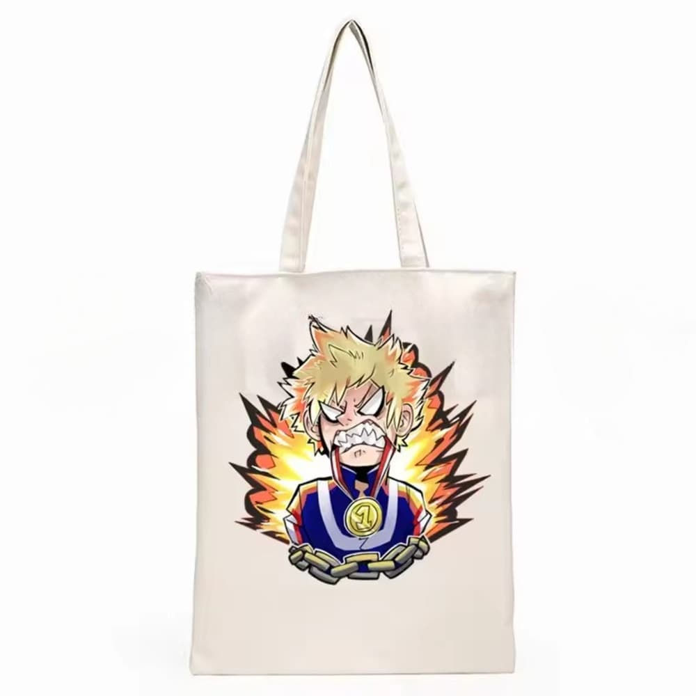 Anime My Hero Academia Angry Katsuki Bakugo Shopping Bag