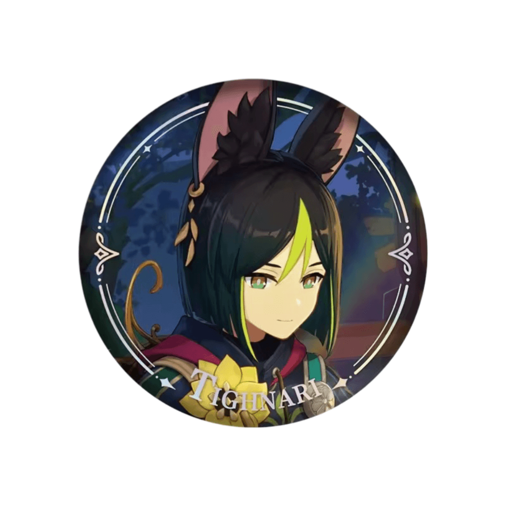 Anime Genshin Impact Tighnari Original Authentic Badge
