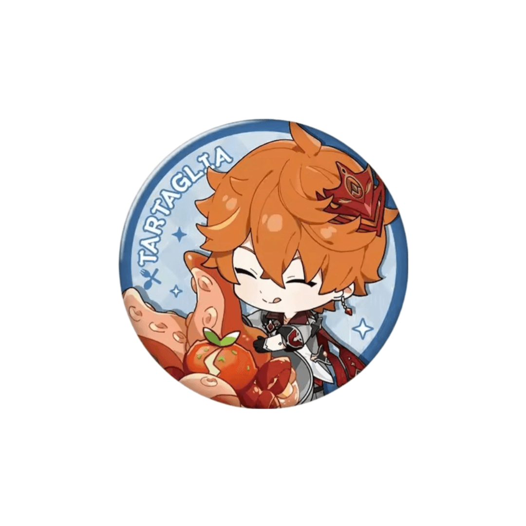 Anime Genshin Impact Noelle Badge Pin — detail 1
