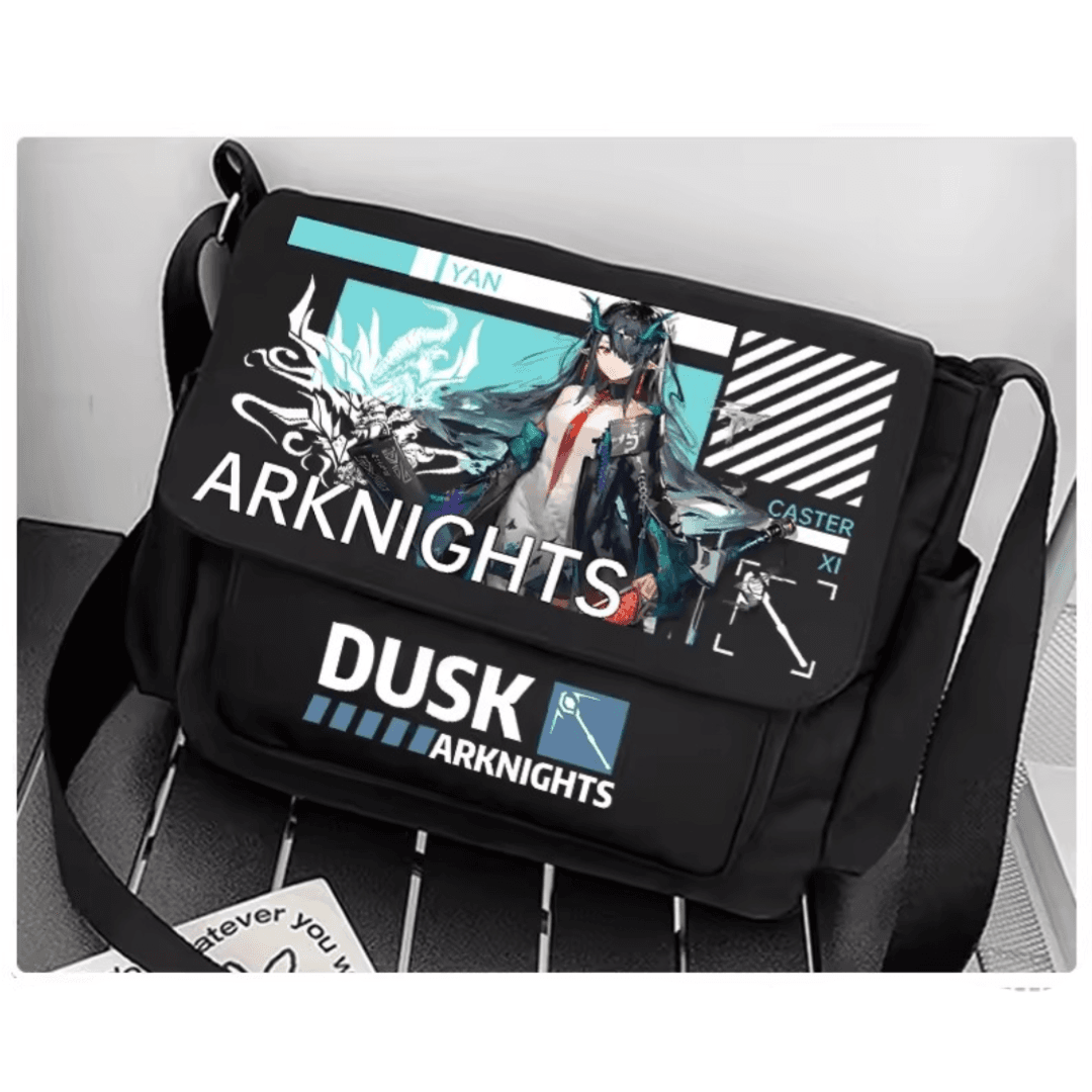 Anime Arknights Dusk Black Shoulder Bag