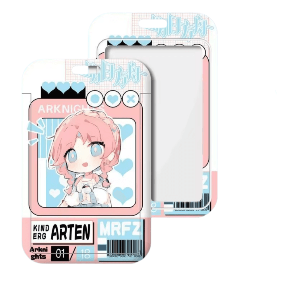 Anime Arknights Blue Poison Card Protector