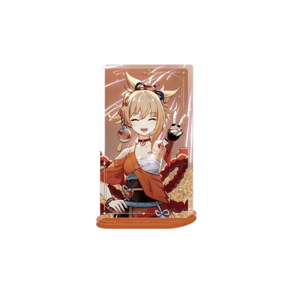 Anime Genshin Impact Yoimiya Acrylic Stand Desktop Ornament
