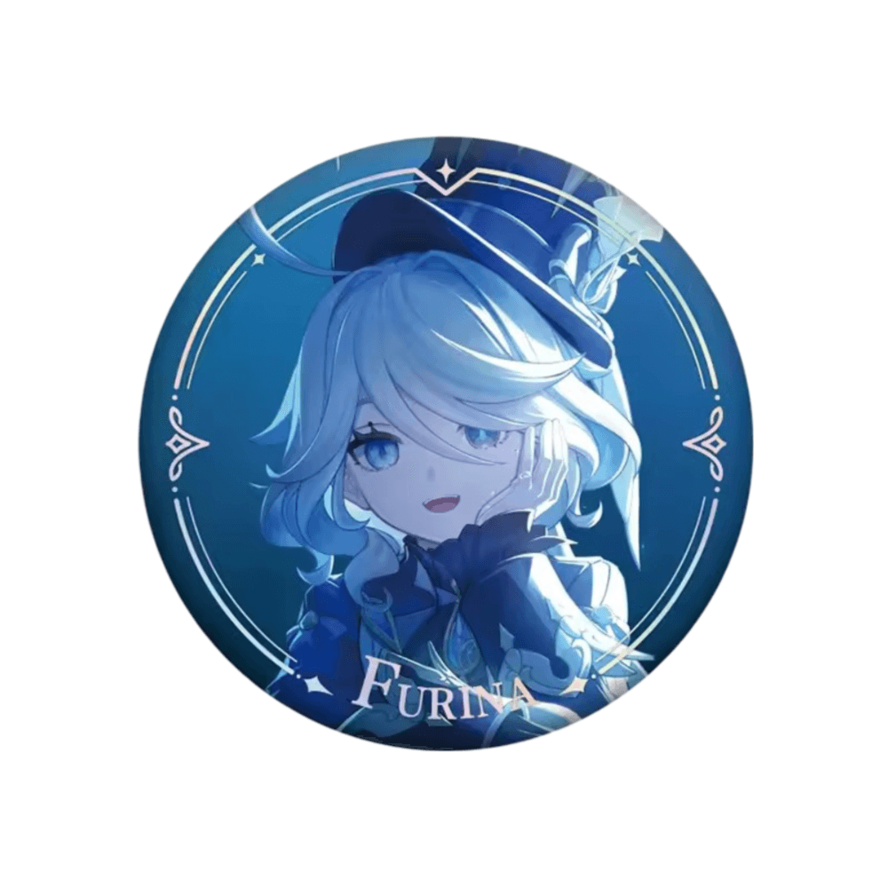 Anime Genshin Impact Furina Original Authentic Badge