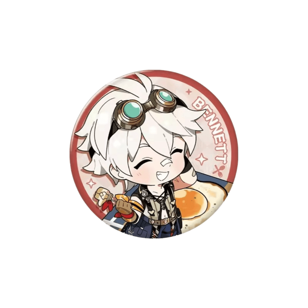 Genshin Impact Bennett Anime Badge