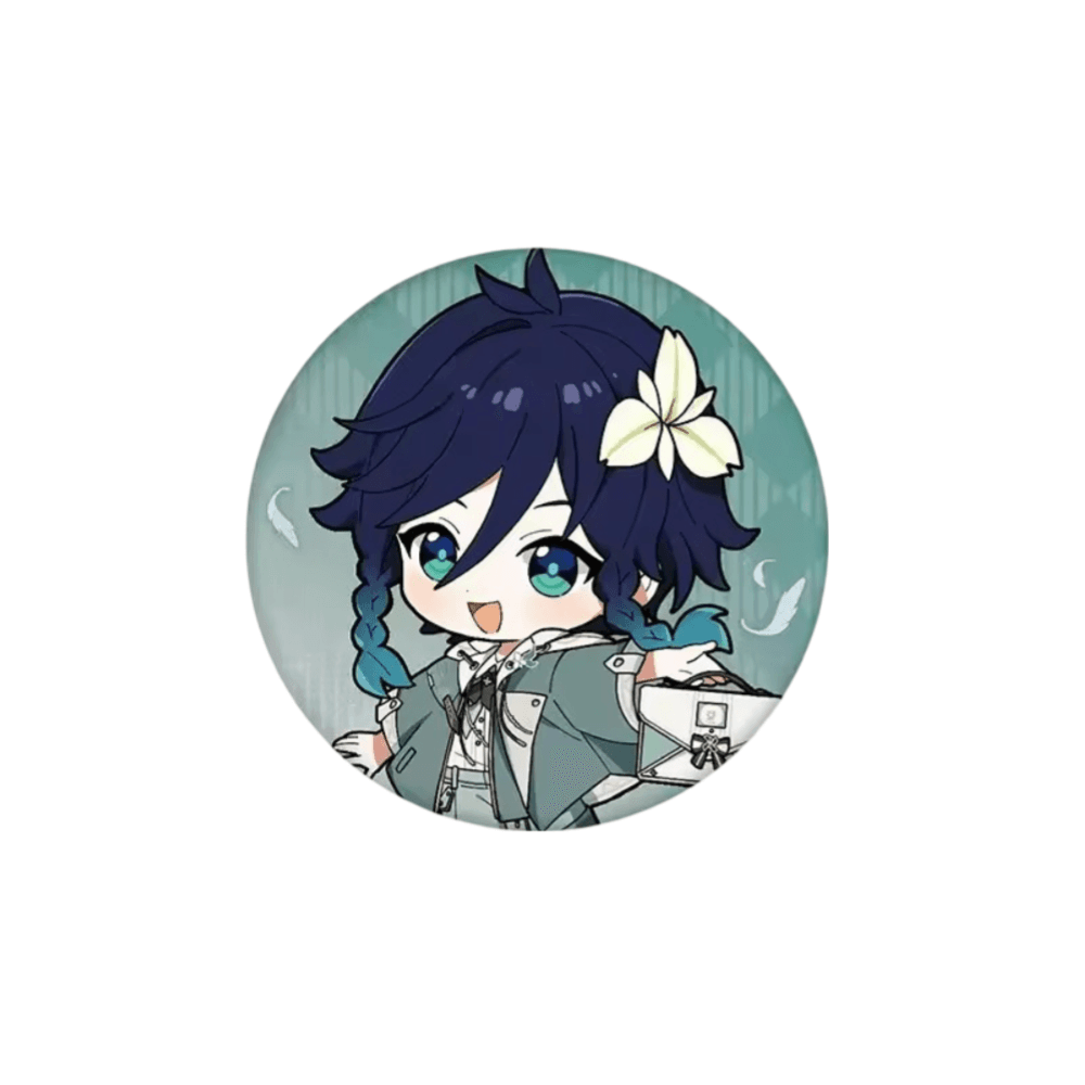 Anime Genshin Impact Xiao Print Badge
