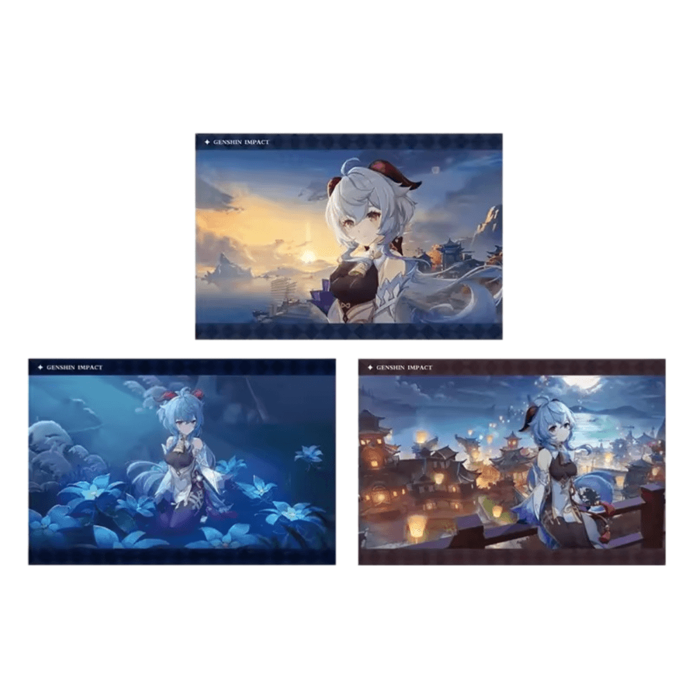 Anime Ganyu Genshin Impact PV Series Photo Card