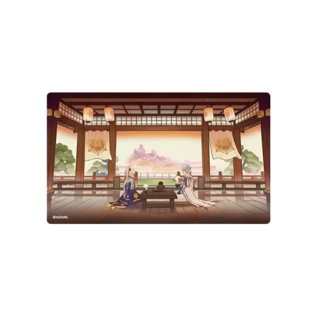 Anime Genshin Impact Kamisato Ayaka And Ayato Trading Card