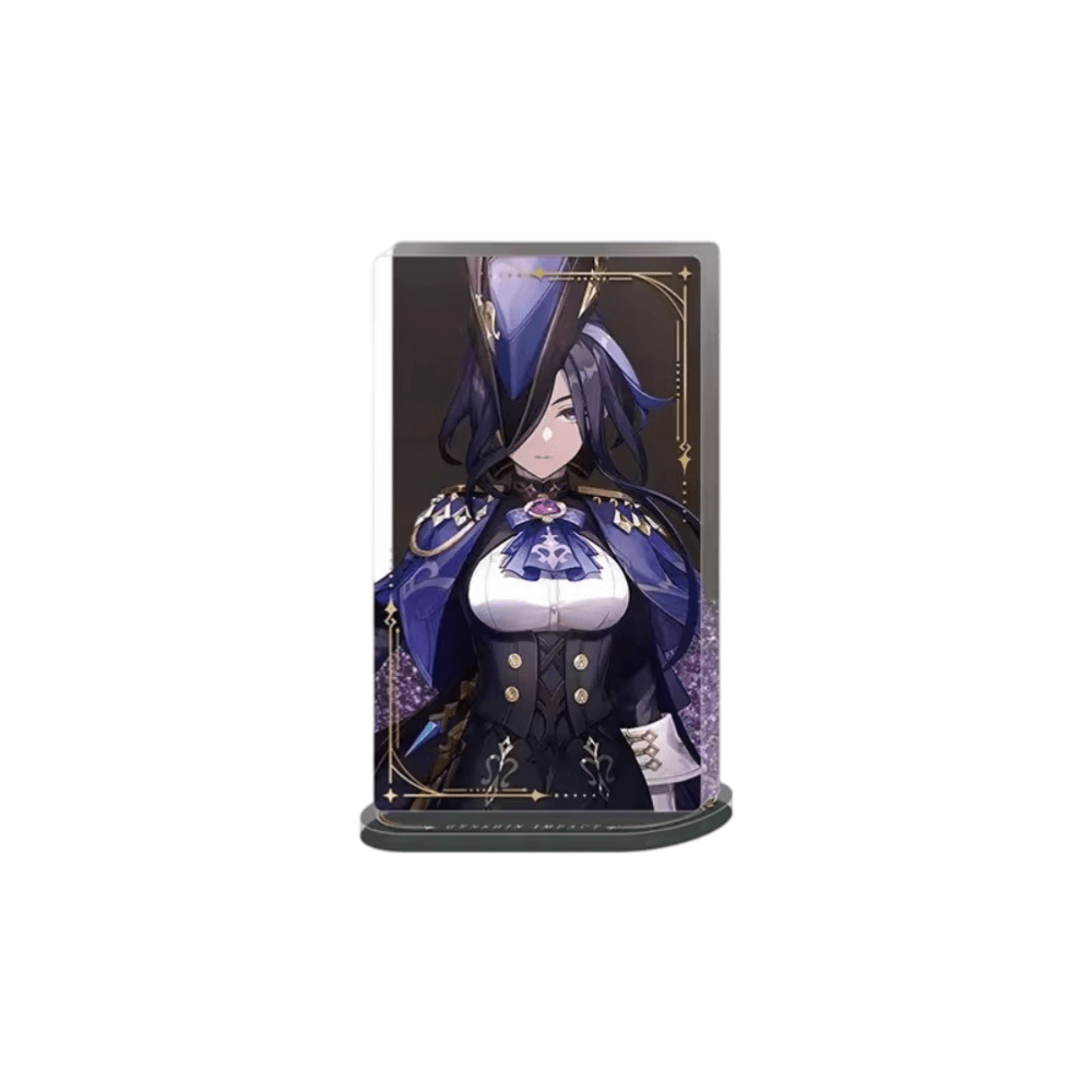 Anime Genshin Impact Clorinde Acrylic Stand Desktop Ornament