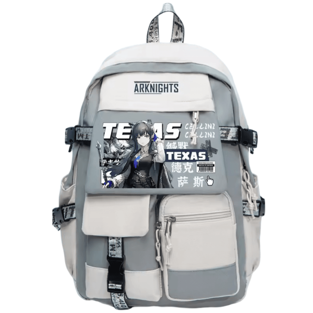 Anime Arknights Texas Student Schoolbag