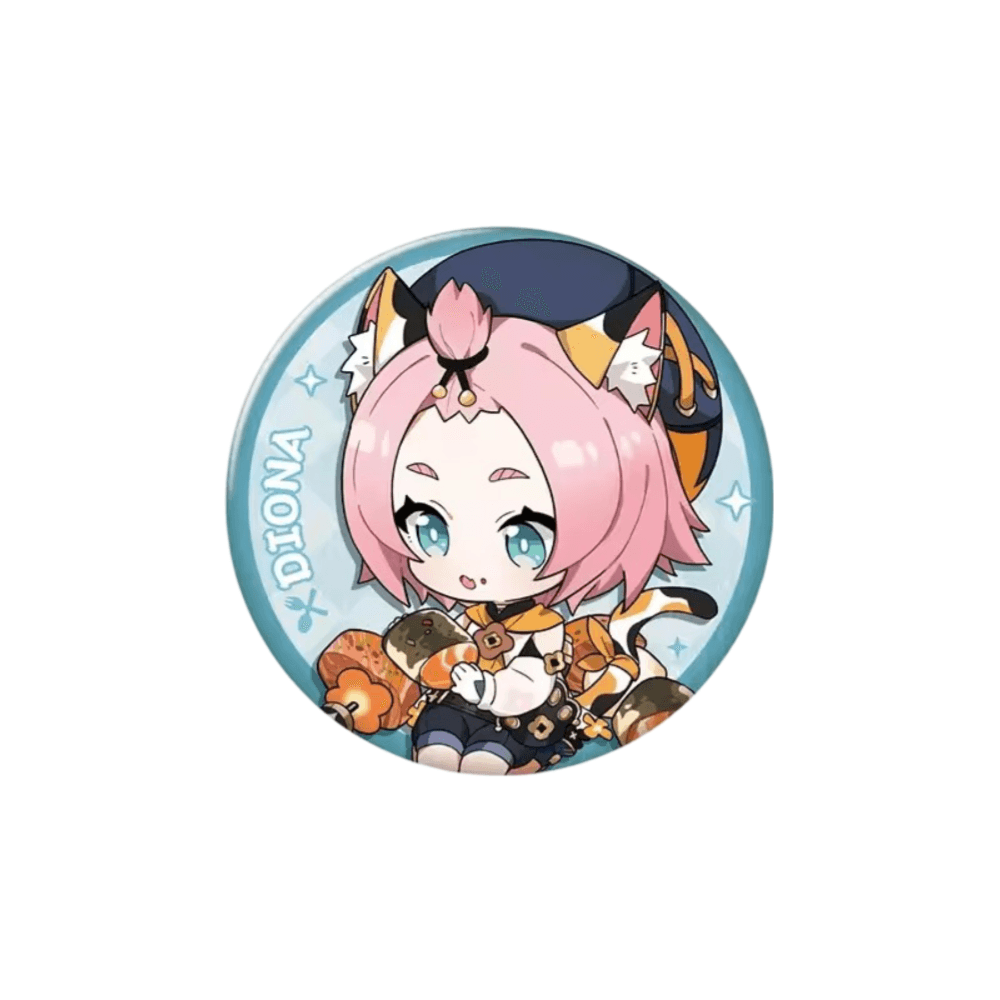 Genshin Impact Diona Anime Badge