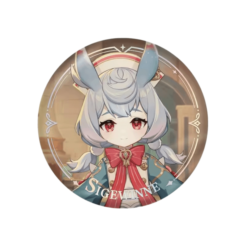 Anime Genshin Impact Sigewinne Original Authentic Badge