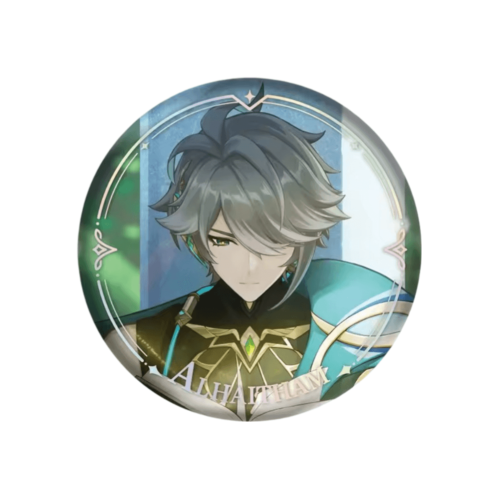 Anime Genshin Impact Alhaitham Original Authentic Badge