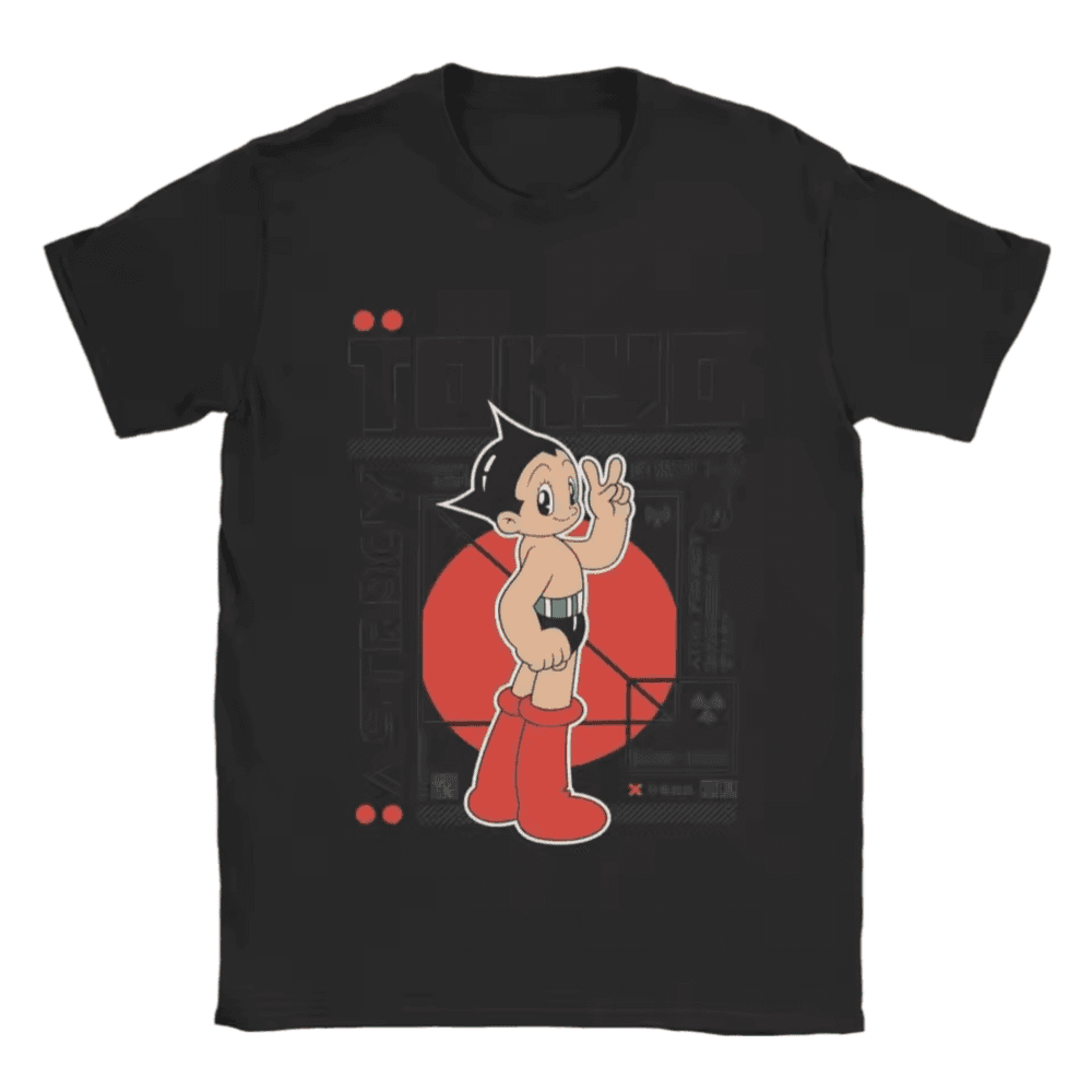 Anime Astro Boy Short Sleeve T-Shirt — detail 2