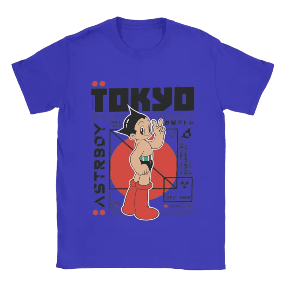 Anime Astro Boy Short Sleeve T-Shirt — detail 1