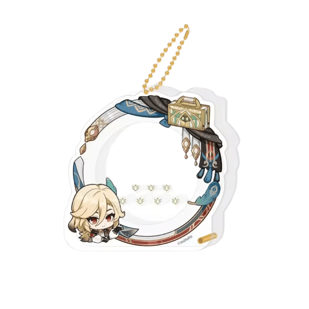 Anime Genshin Impact Kaveh Acrylic Storage Keychain