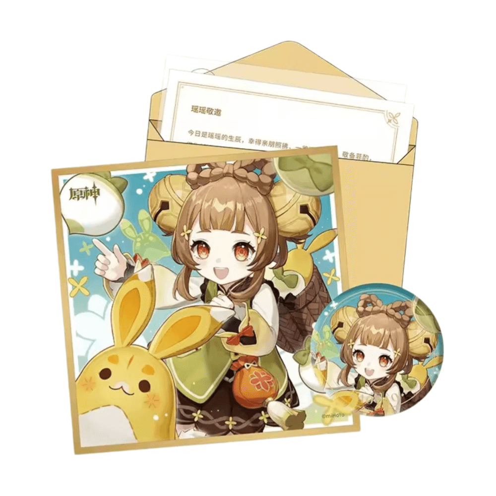 Anime Genshin Impact Yaoyao Birthday Gift Box Set