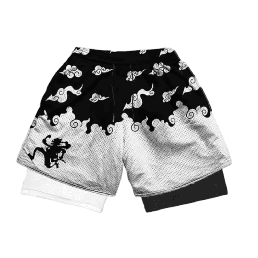 One Piece Gear 5 Anime Gym Shorts