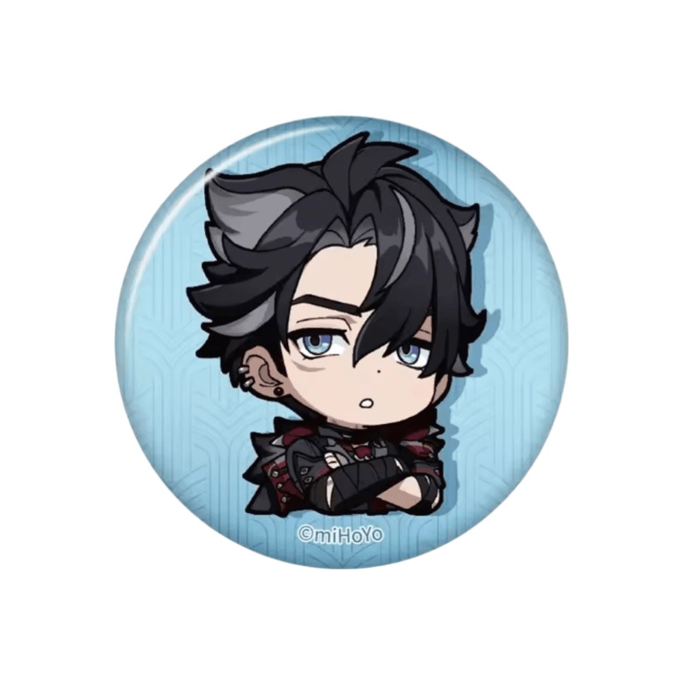 Anime Genshin Impact Wriothesley Print Badge
