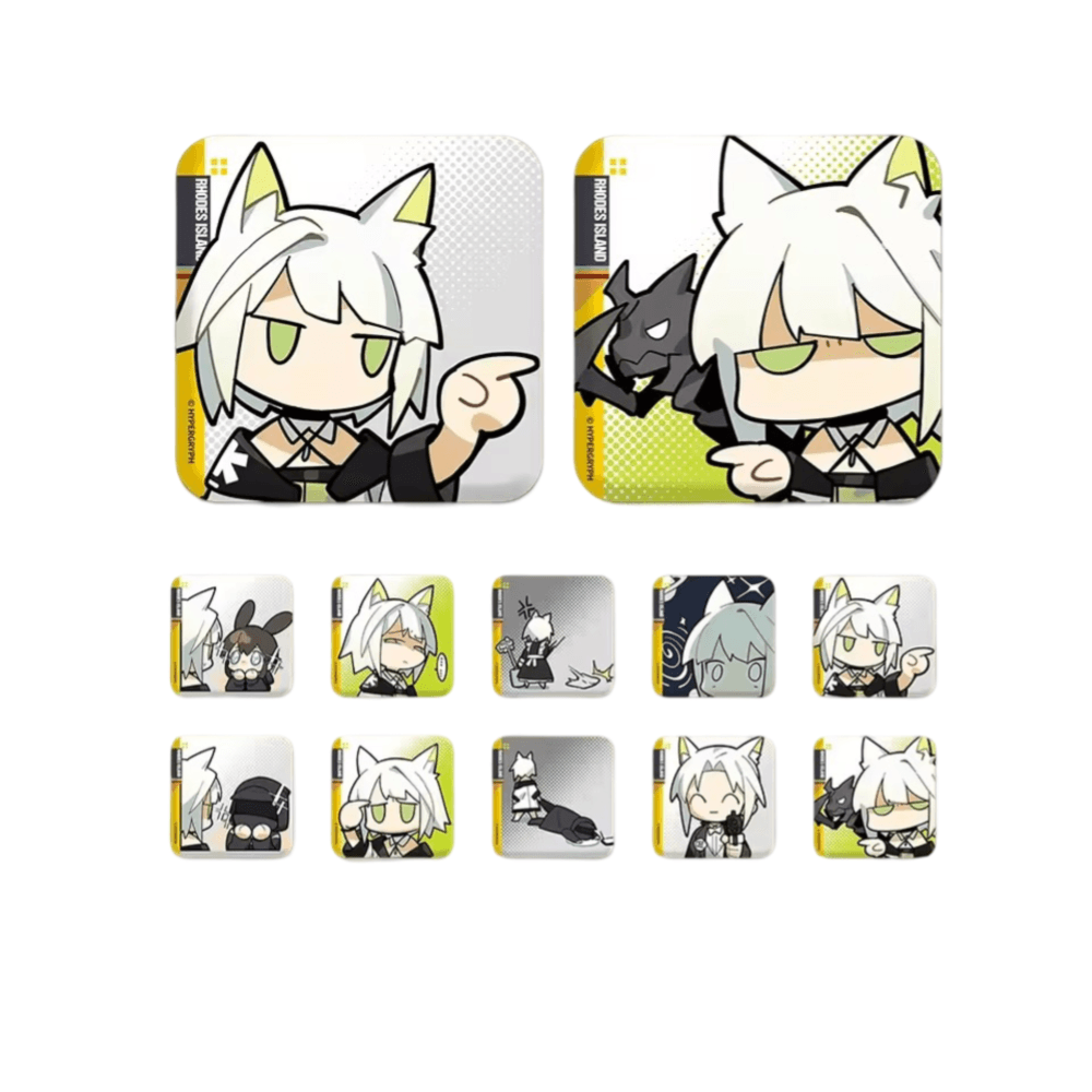10 Piece Set Anime Arknights Kal'tsit Badge