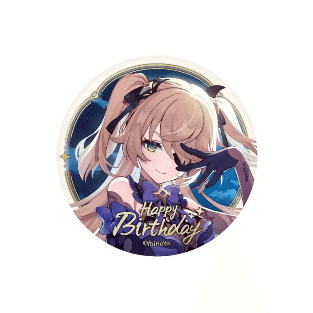 Genshin Impact Anime Fischl Birthday Series Badge