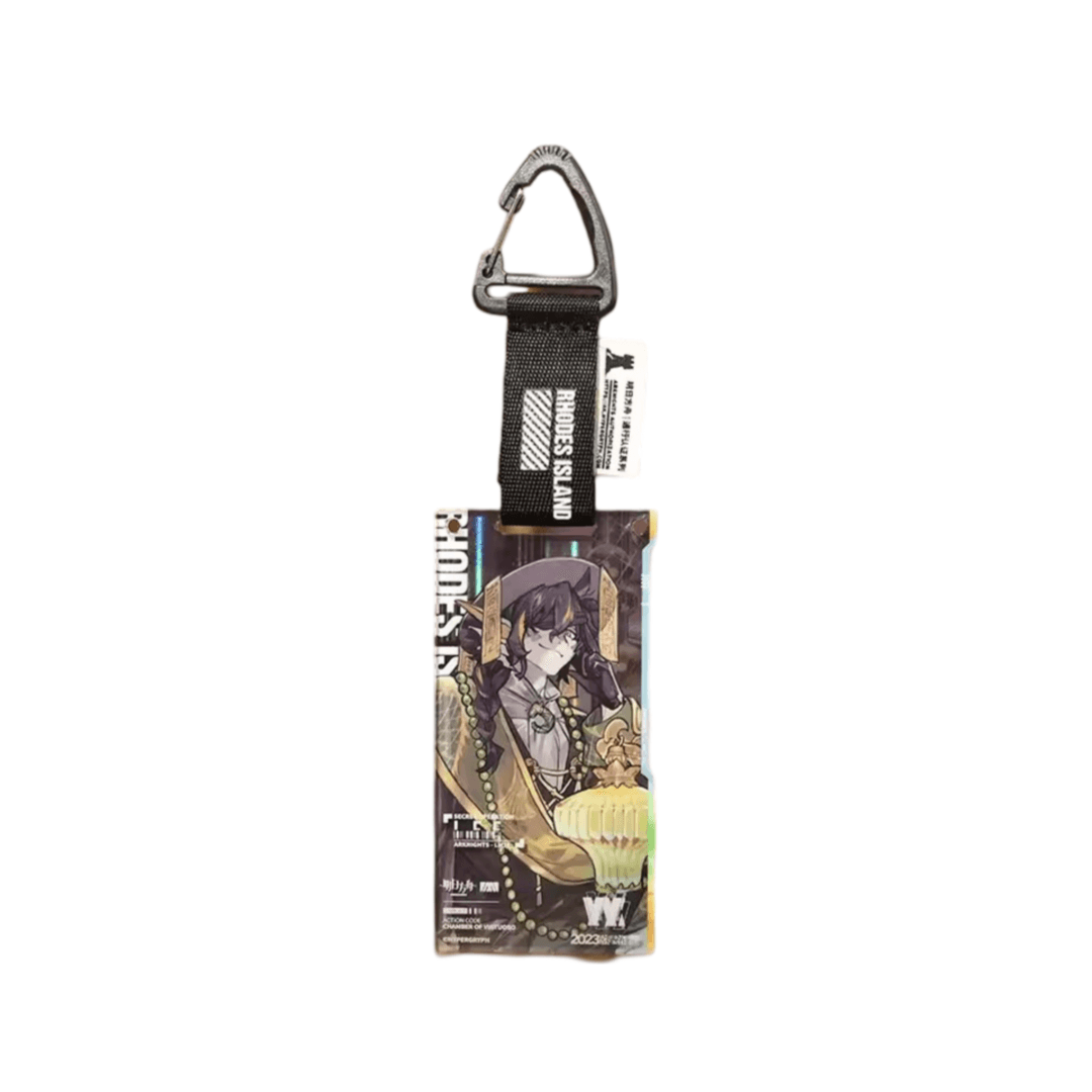 Anime Arknights Lee Pass Certificate Acrylic Keychain Pendant