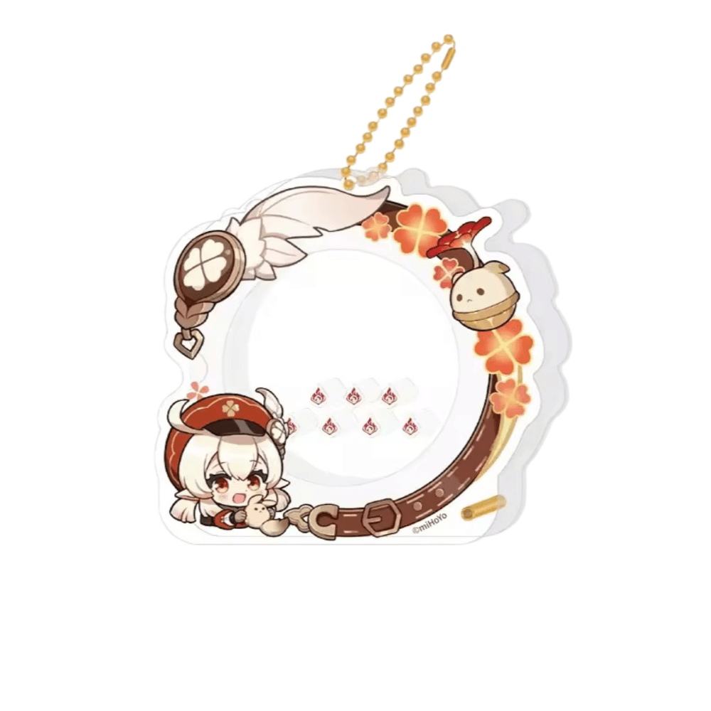 Anime Genshin Impact Klee Acrylic Storage Keychain