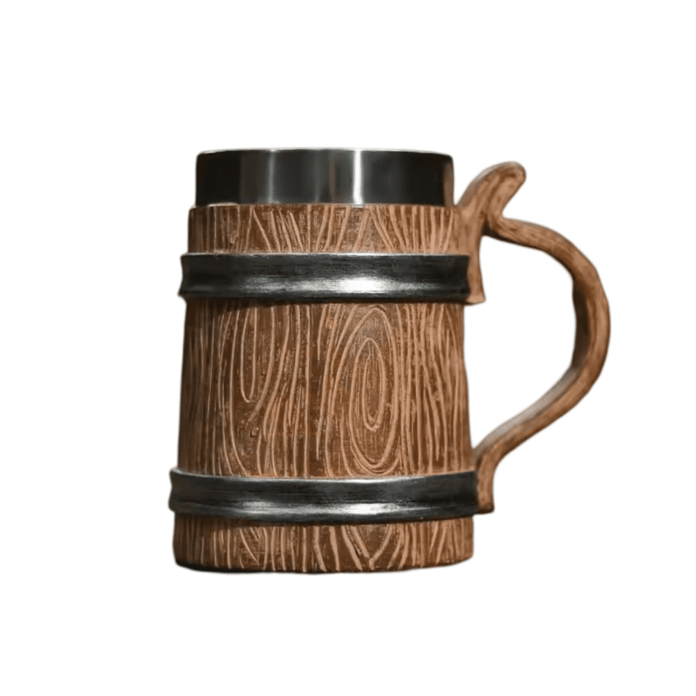 One Piece Monkey D. Luffy Anime Wooden Barrel Cup