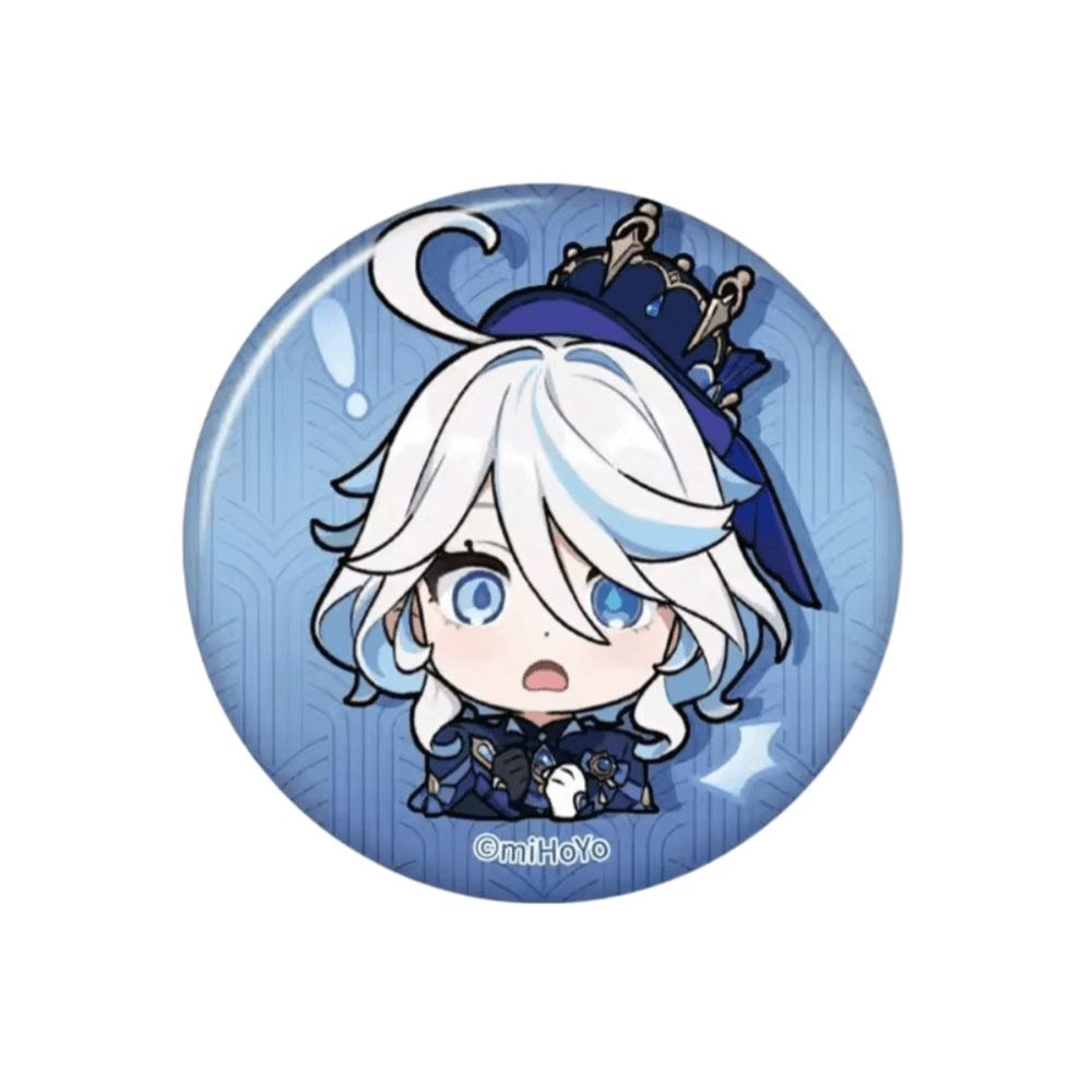 Anime Genshin Impact Furina Print Badge