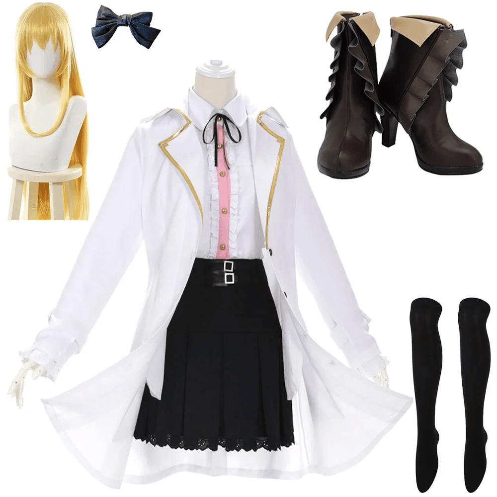 Arifureta Anime Yue Cosplay Costume With Wig And Shoes