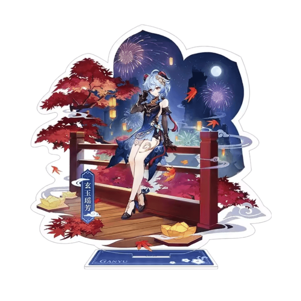 Anime Genshin Impact Ganyu Stand