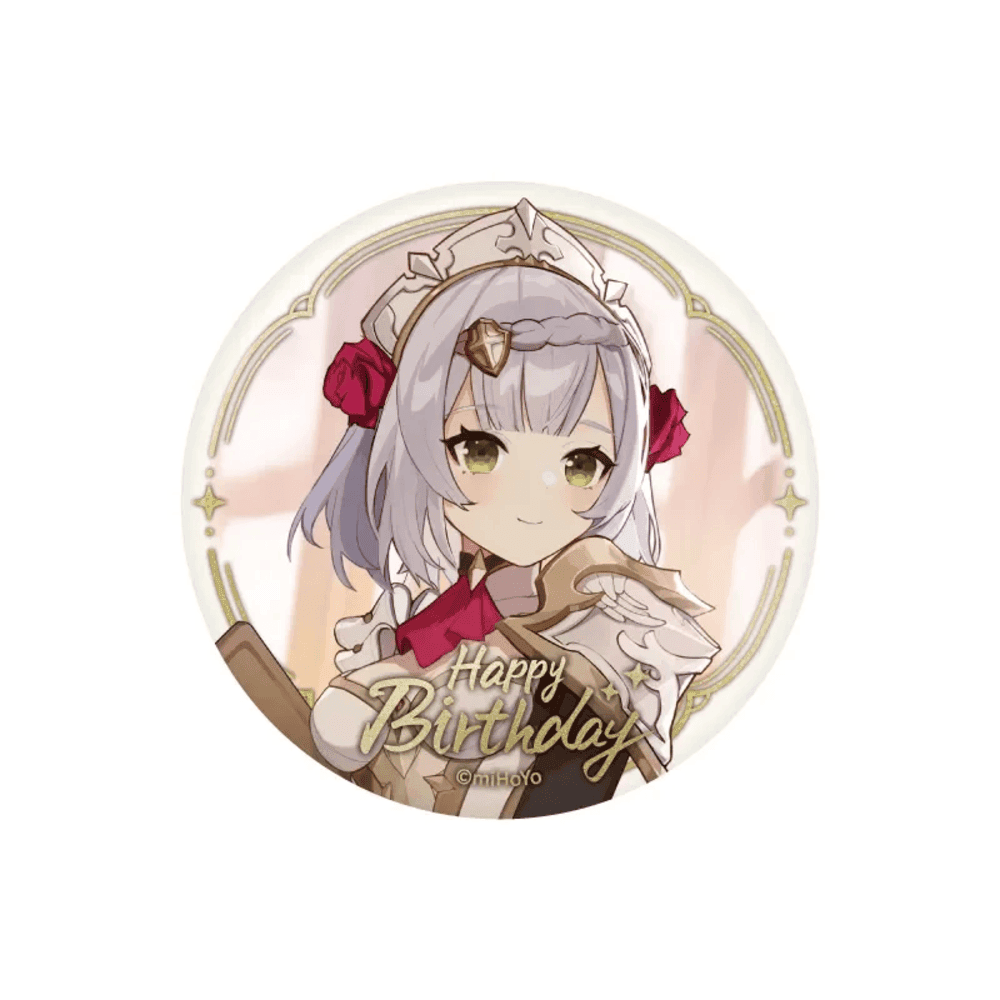 Genshin Impact Anime Noelle Birthday Series Badge