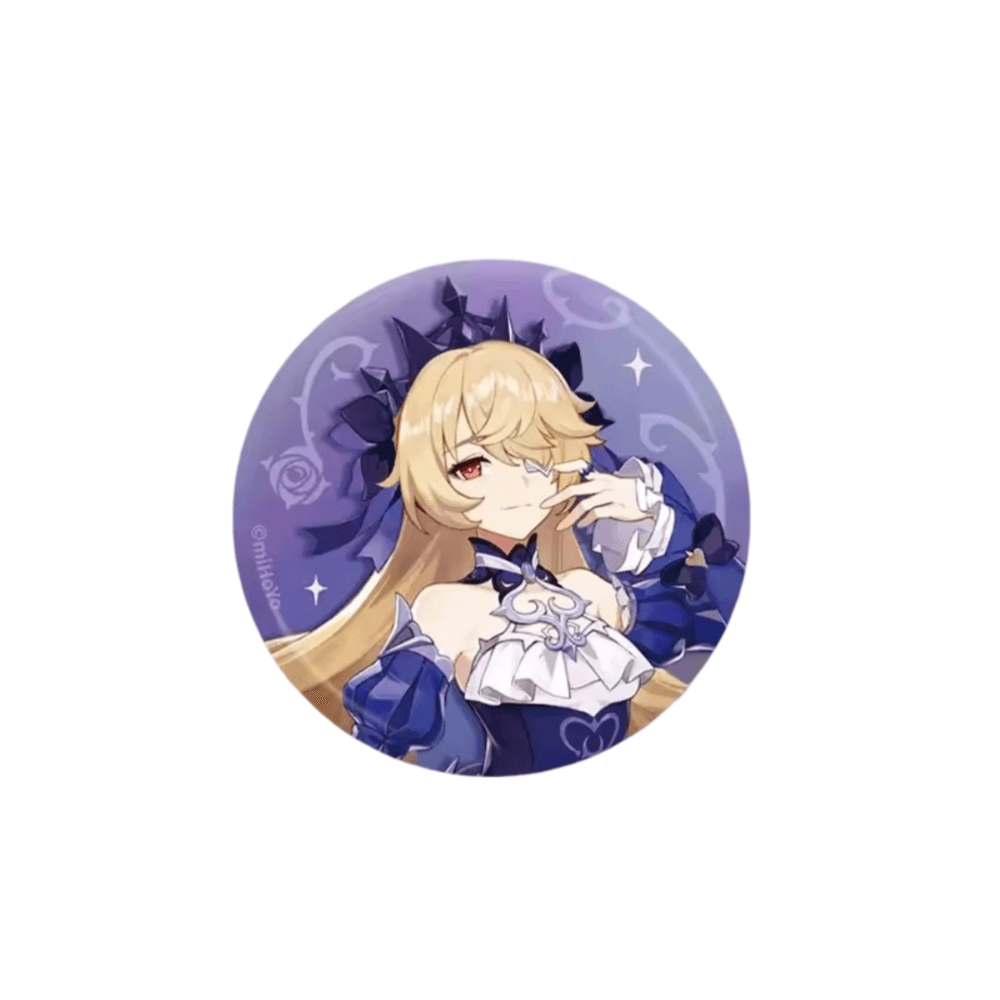 Anime Fischl Genshin Impact Badge