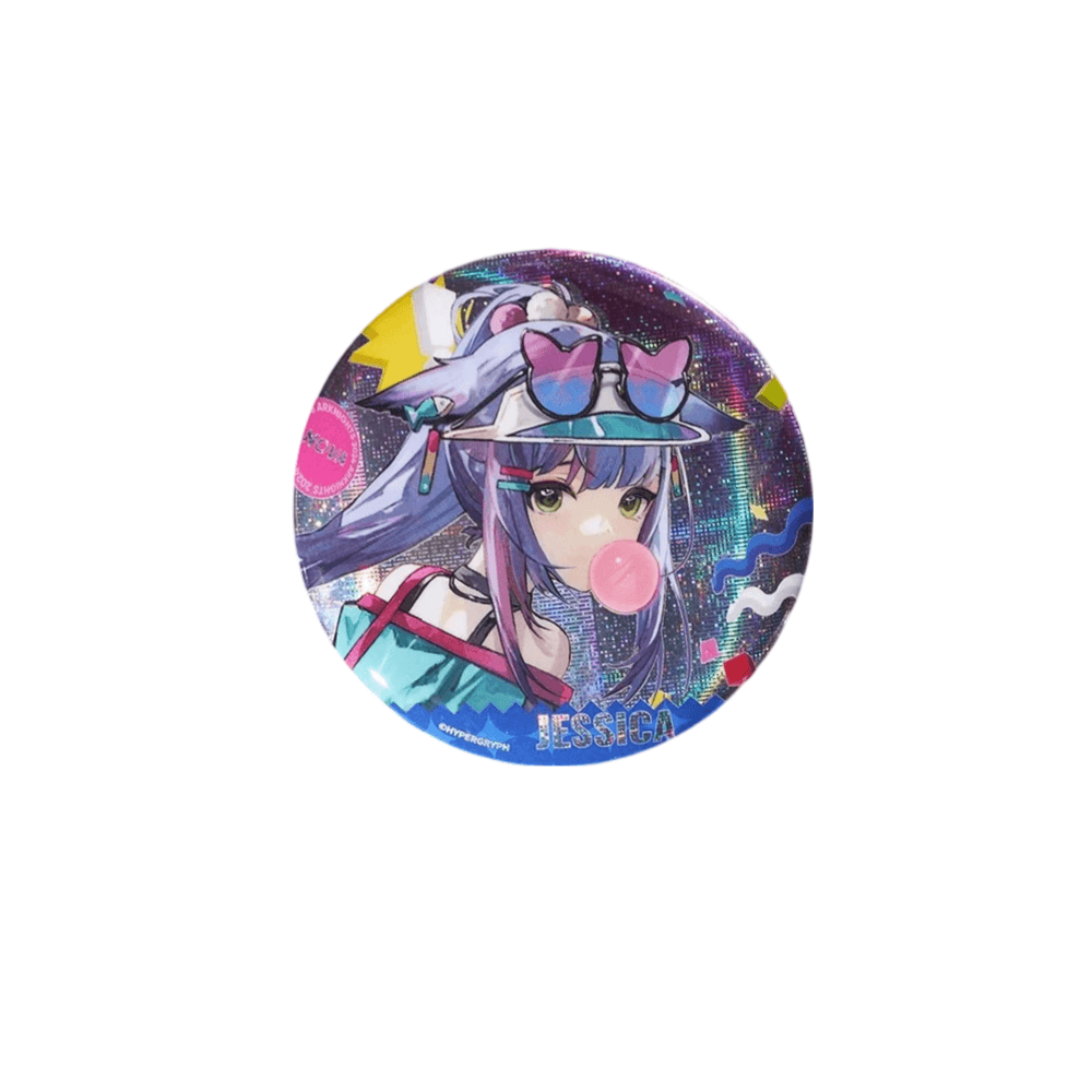 Anime Arknights Jessica Metal Badge