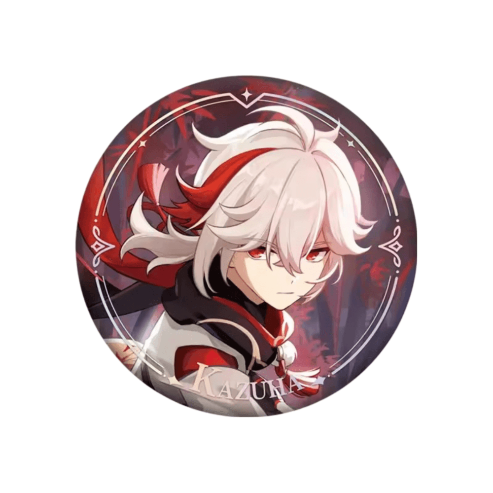 Anime Genshin Impact Kaedehara Kazuha Original Authentic Badge
