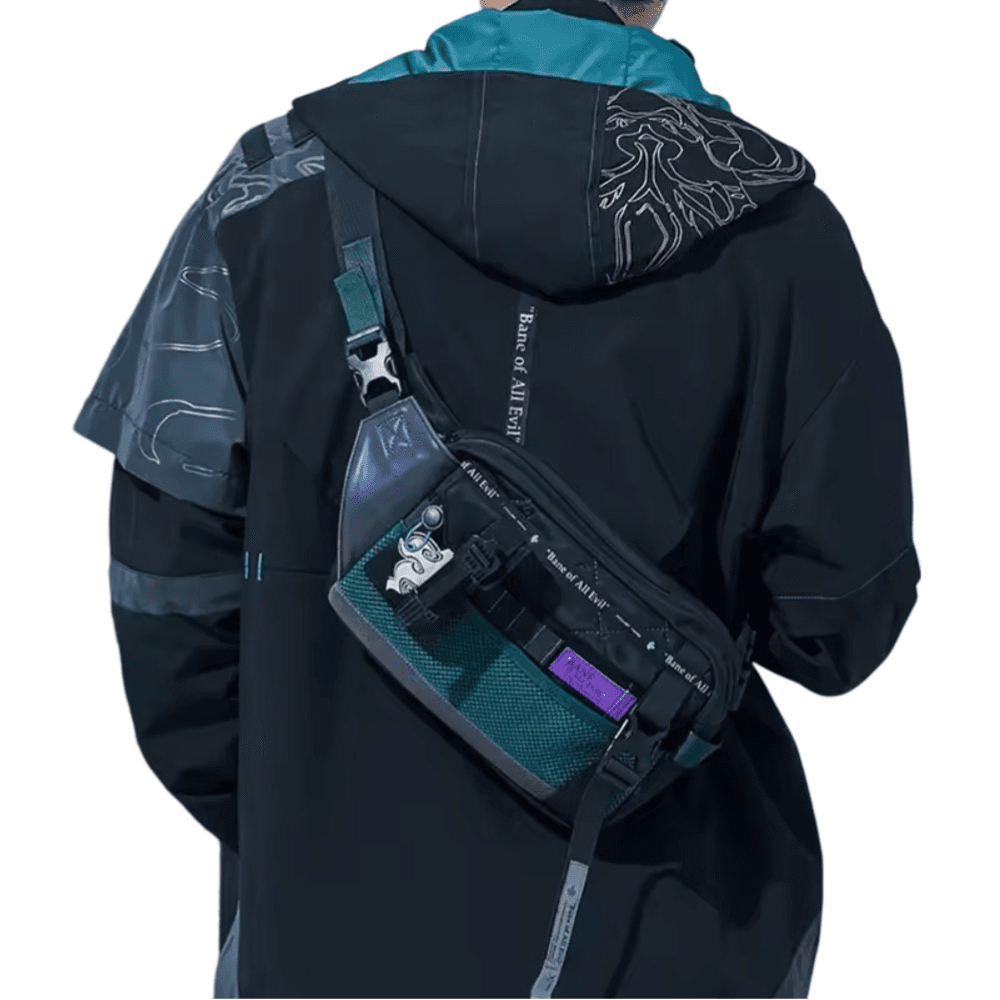 Anime Genshin Impact Xiao Messenger Bag — detail 1