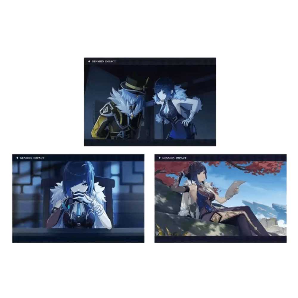 Anime Yelan Genshin Impact PV Series Photo Card