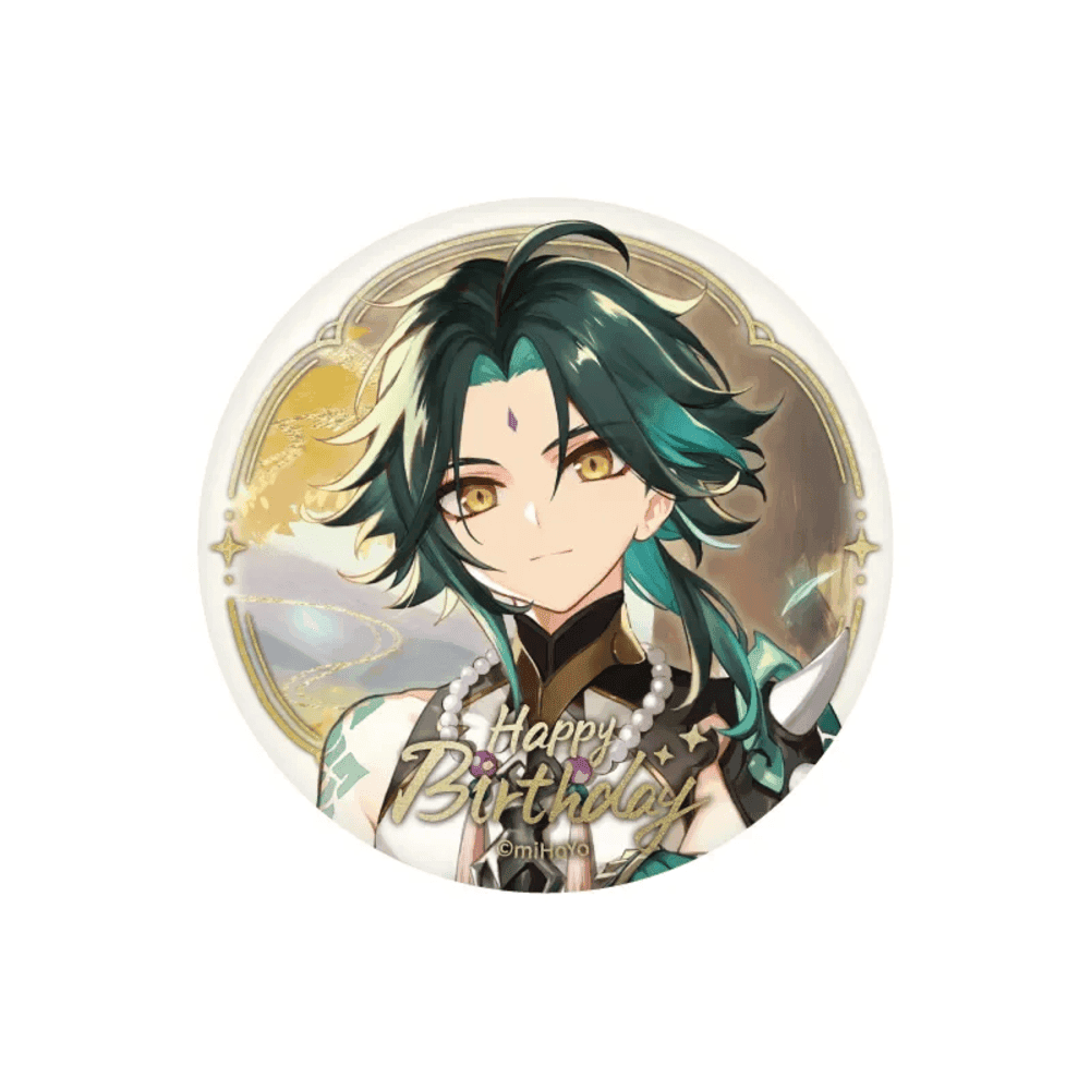 Genshin Impact Anime Xiao Birthday Series Badge