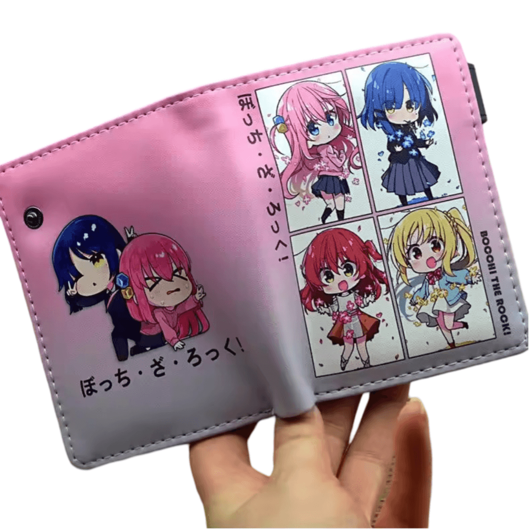 Anime Bocchi The Rock! PU Leather Wallet