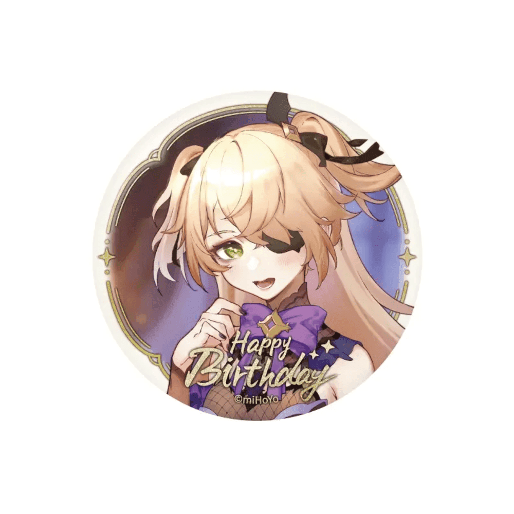 Genshin Impact Fischl Anime Birthday Series Badge