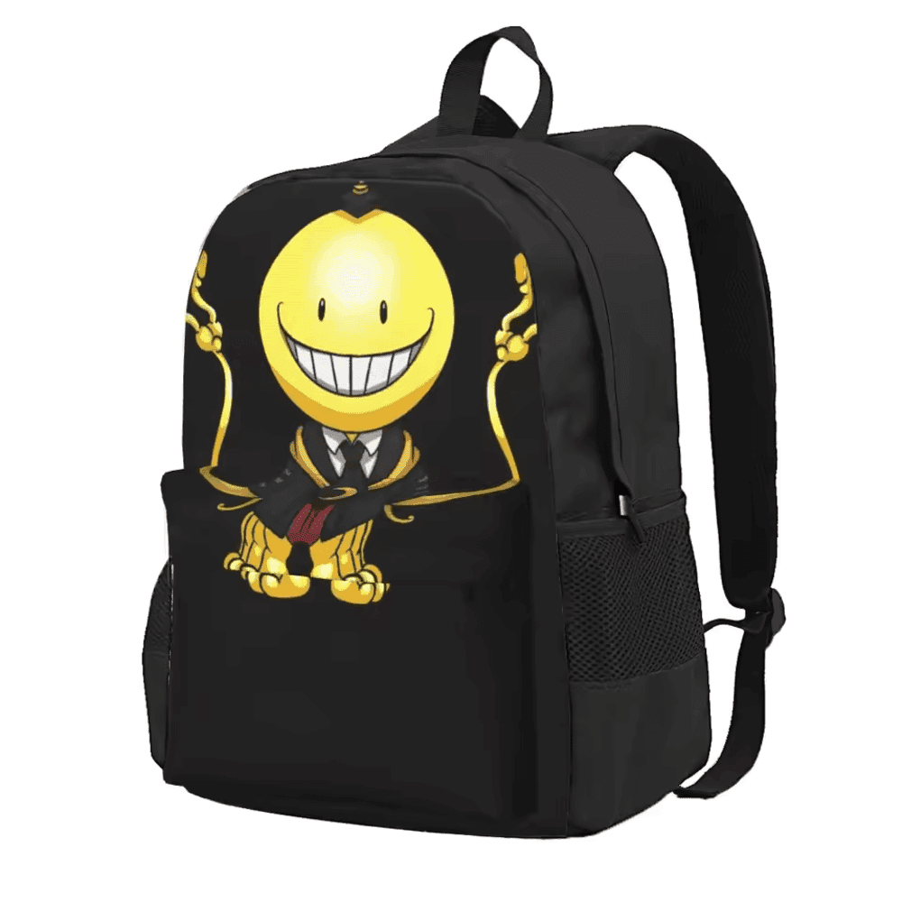Anime Assassination Classroom Koro-sensei Black Backpack