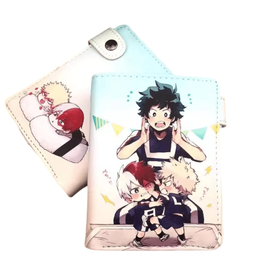 Anime My Hero Academia Izuku Midoriya With Friends Wallet