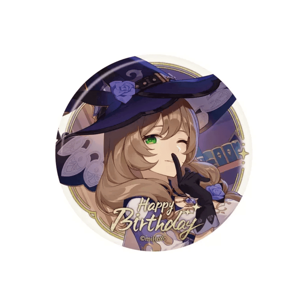 Genshin Impact Anime Lisa Birthday Series Badge