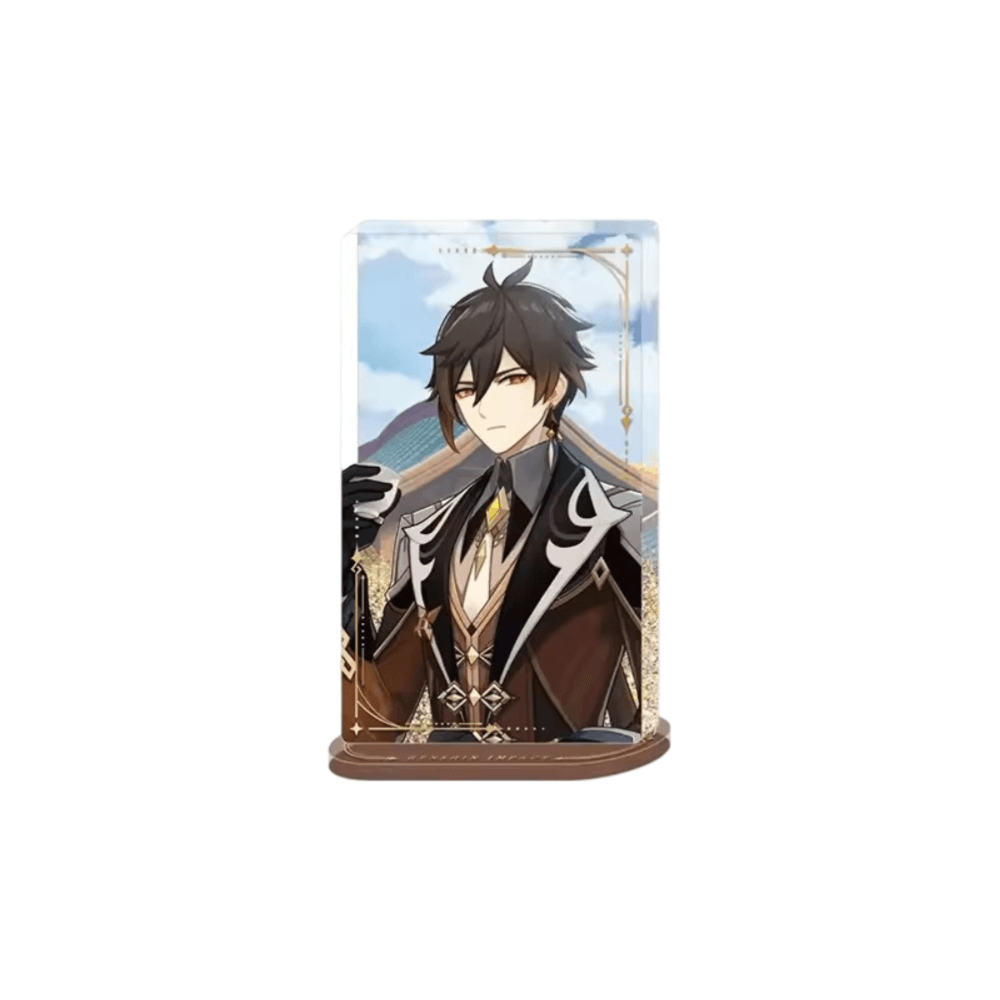 Anime Genshin Impact Zhongli Acrylic Stand Desktop Ornament