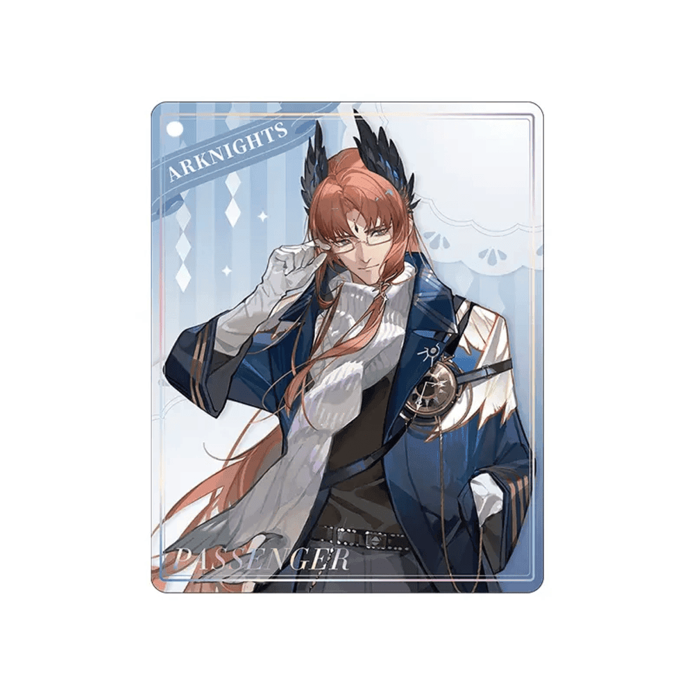 Anime Arknights Passenger Thick Acrylic Keychain Pendant