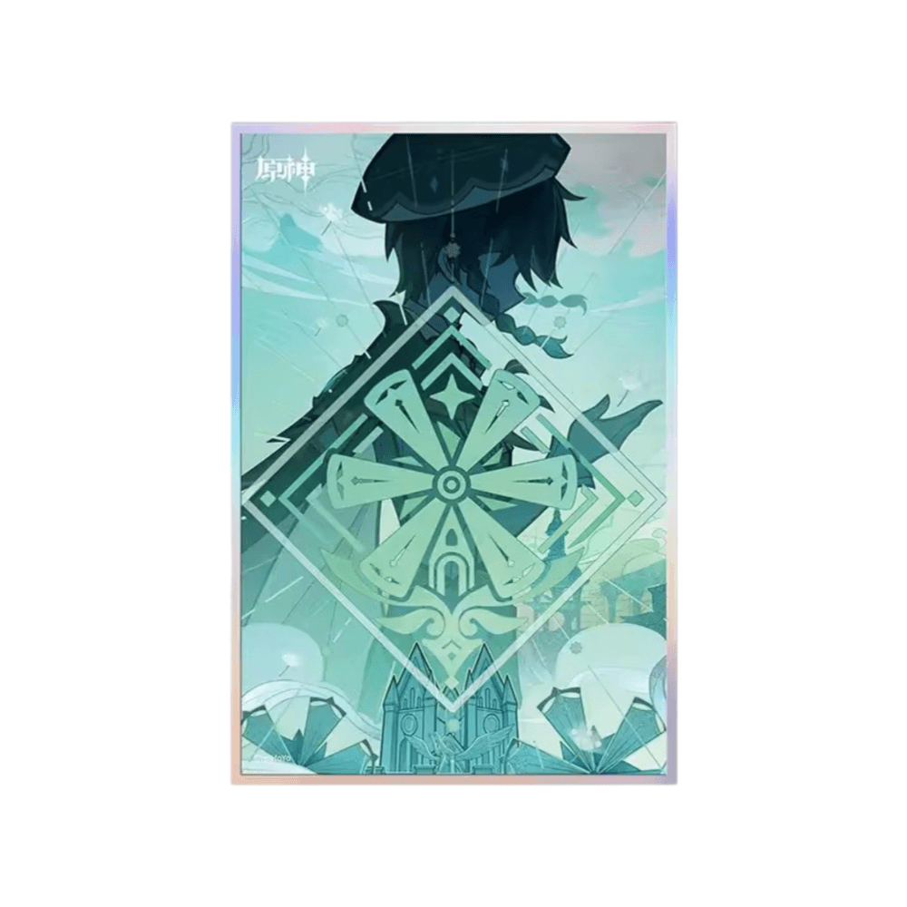 Anime Genshin Impact Venti TCG Card Colored Paper