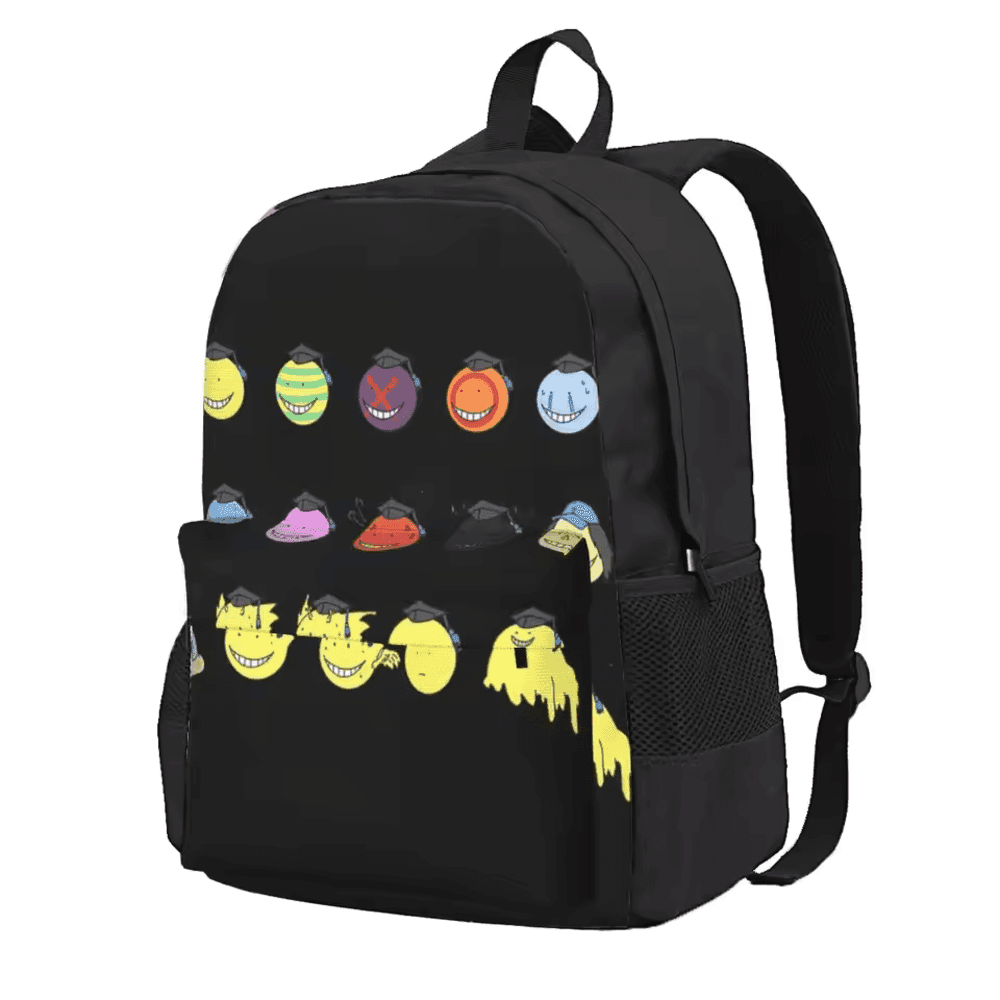 Anime Assassination Classroom Koro-sensei Black Schoolbag